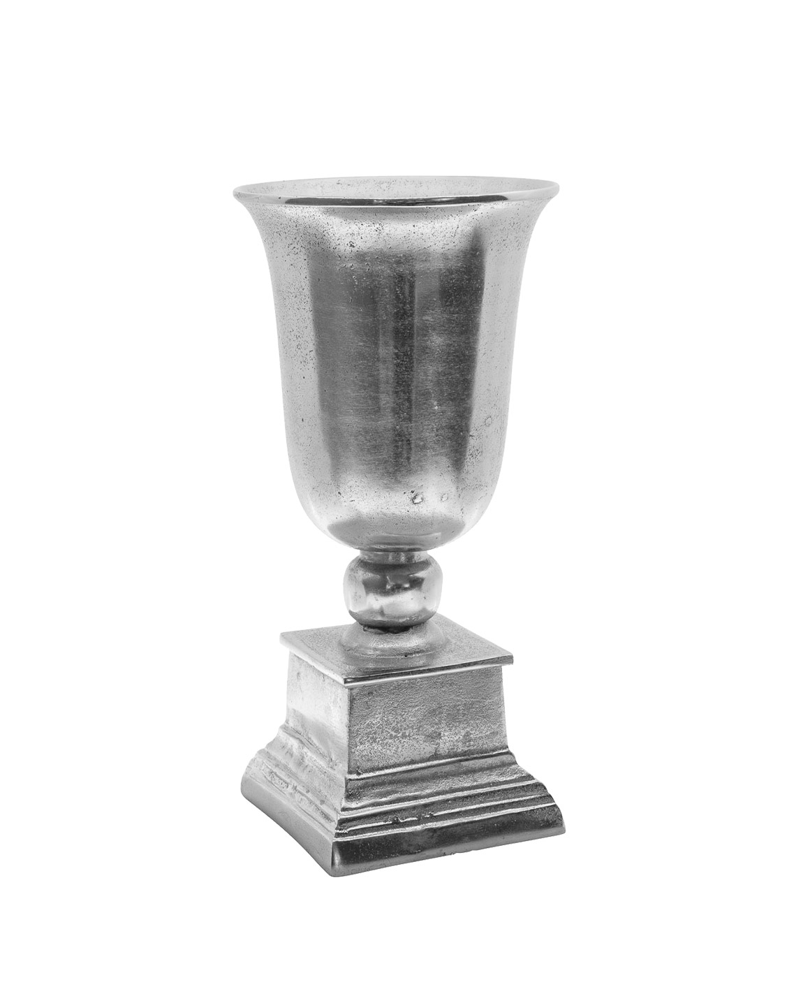 LC Home »Designer Bodenvase« Raw  Nickel 20x20x40cm