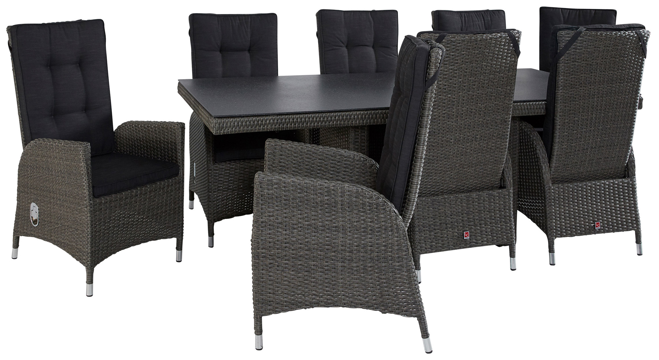 LC Garden Barcelona Dining Set I 220cm Esstisch Gartenset