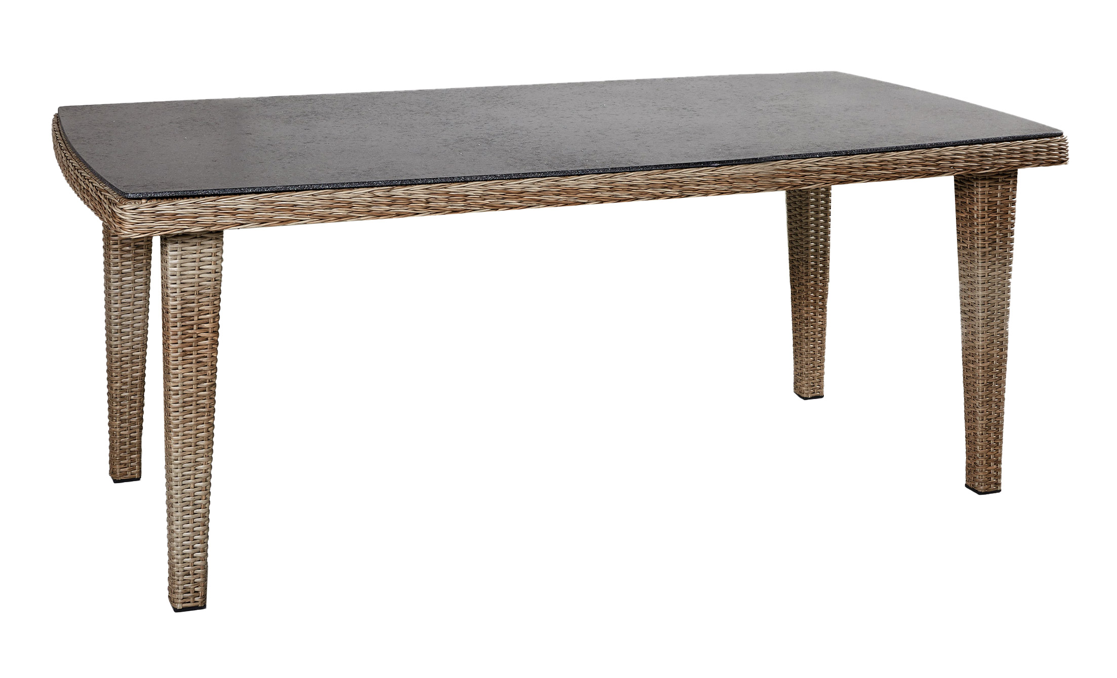 LC Garden »Vigo« Dining 4- Bein Esstisch 160x90 cm Gartentisch natur