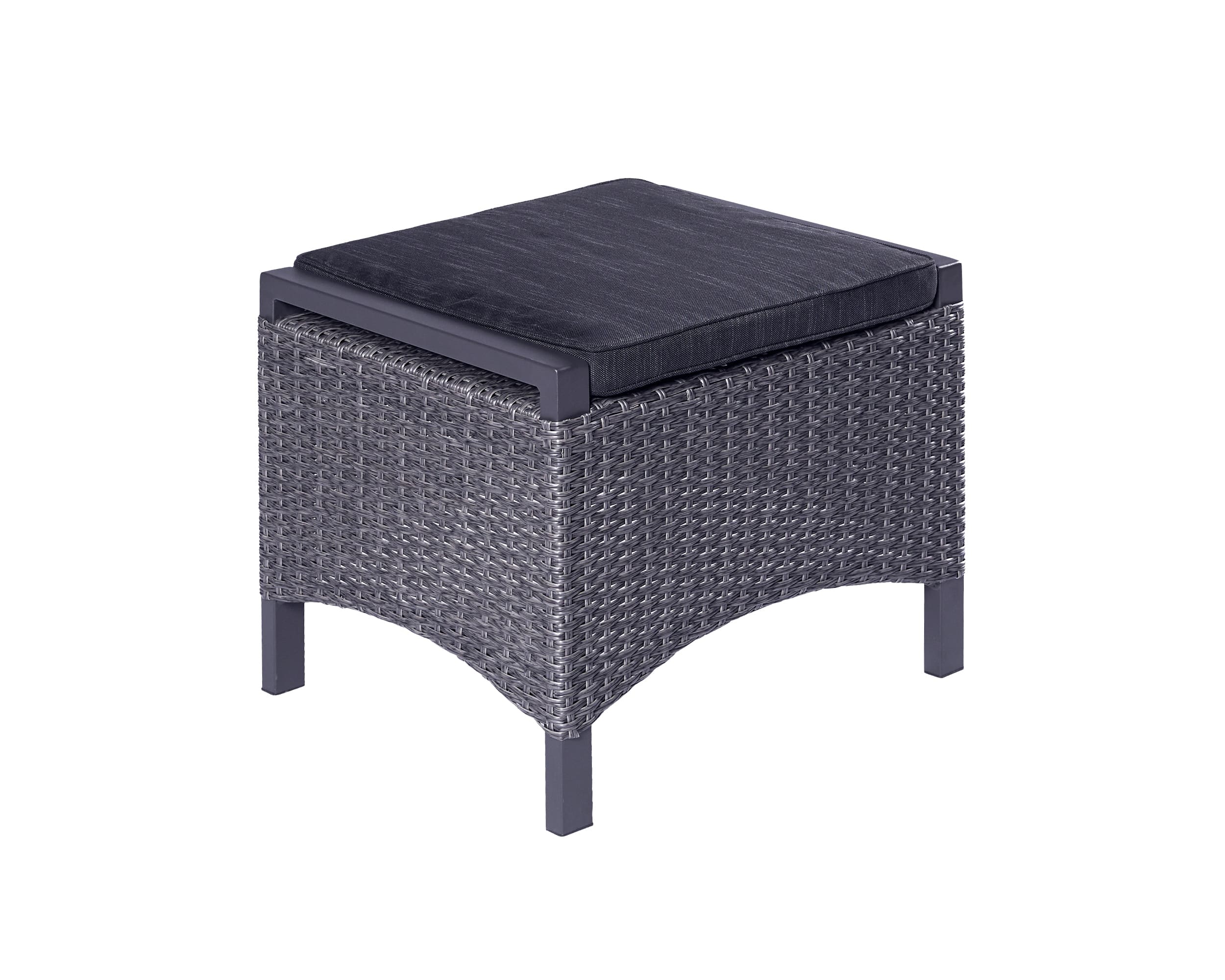 LC Garden »Keramo« Dining Hocker Fußbank grau