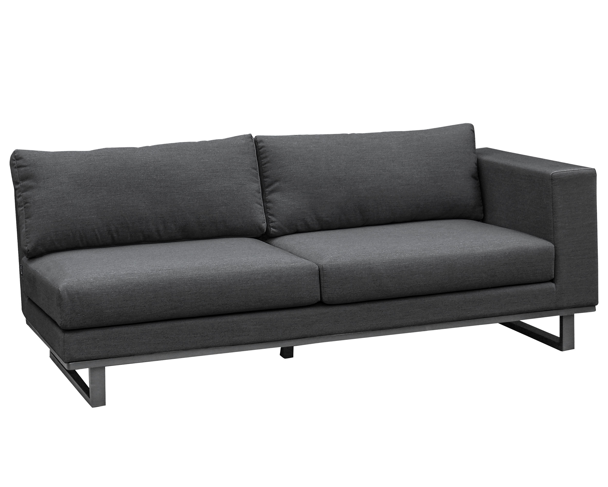 »Sunrino« Living Set II Sitzgruppe Gartenlounge Bezug Sunbrella sooty