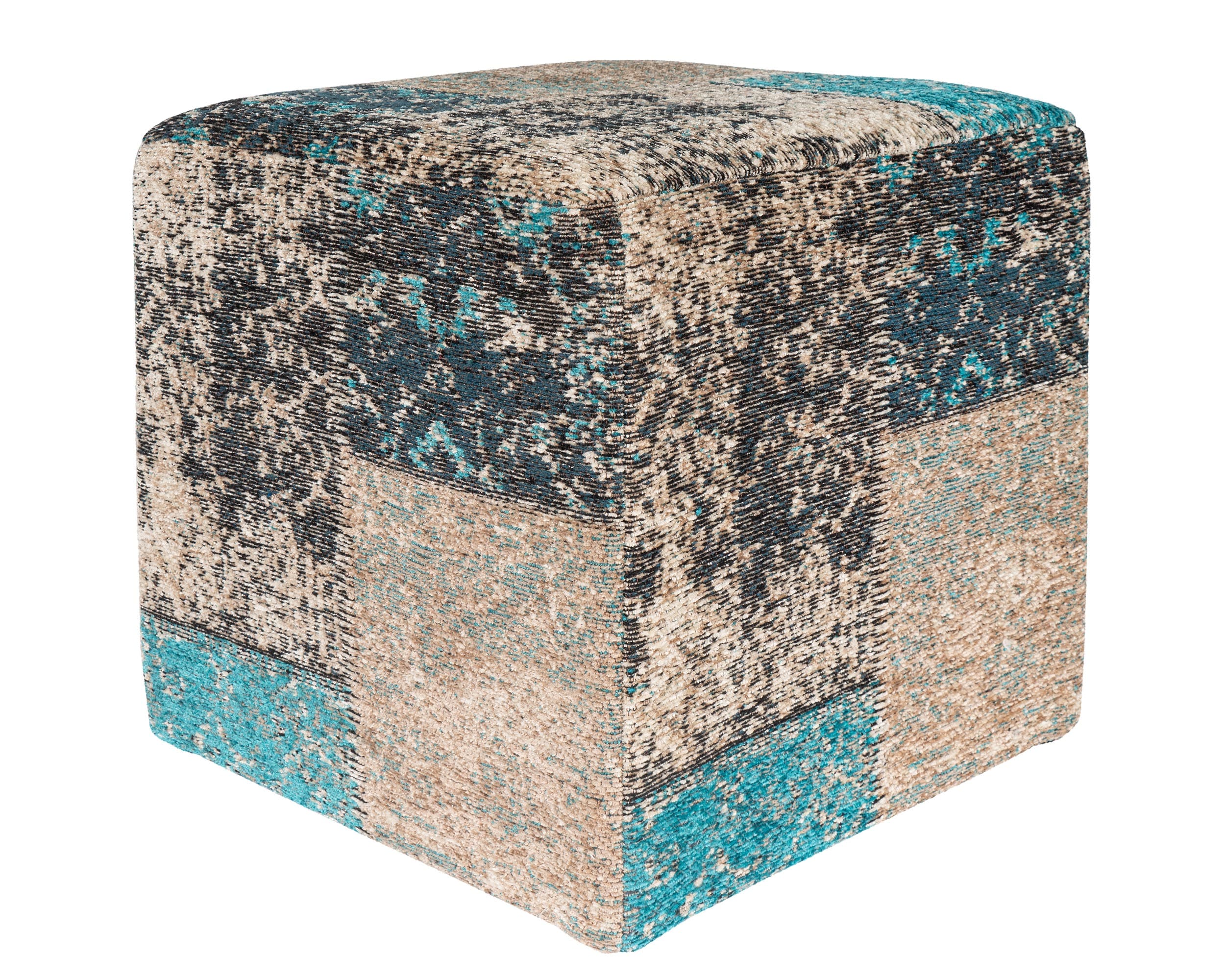 Lalee Sitzpouf »Pacino« blau 40x40cm