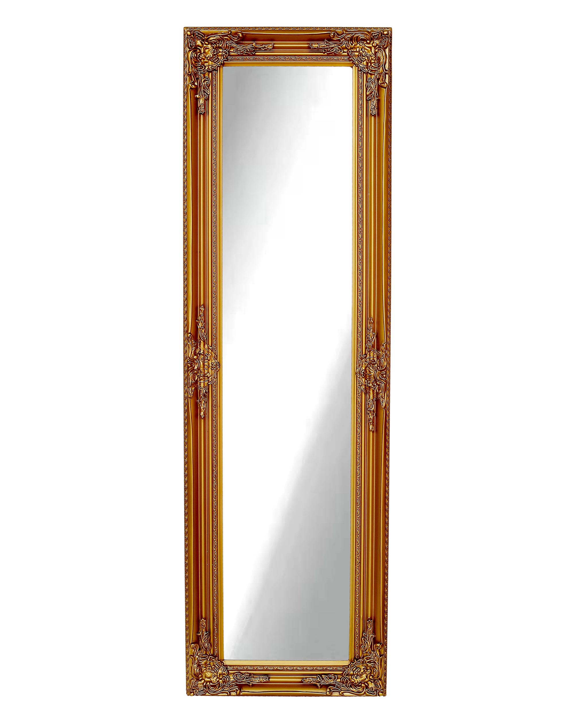 LC Home Wandspiegel Barock Spiegel gold ca. 130 x 40 cm Antik-Stil Flurspiegel