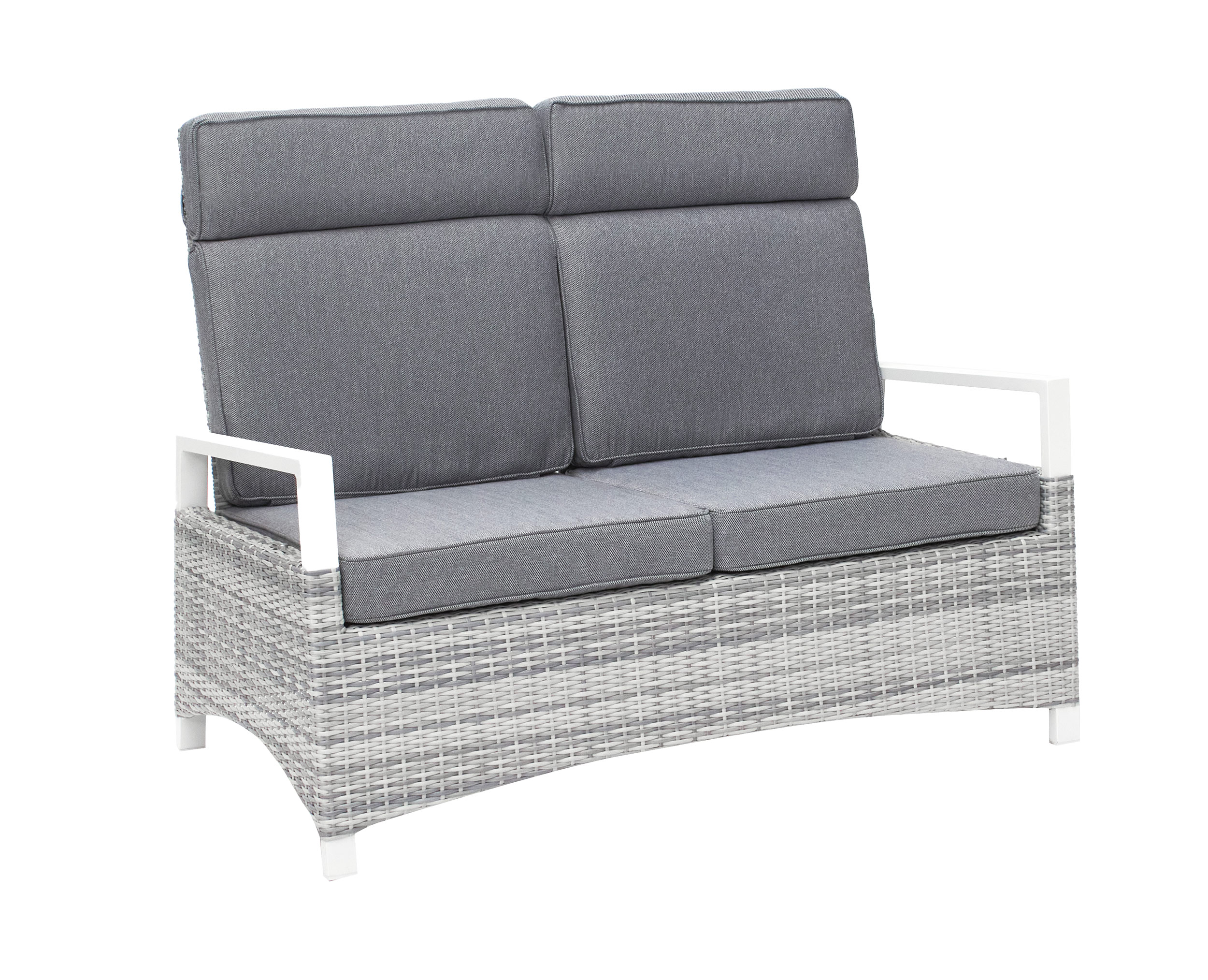 LC Garden »Keramo« Living 2er Sofa Zweisitzer weiß