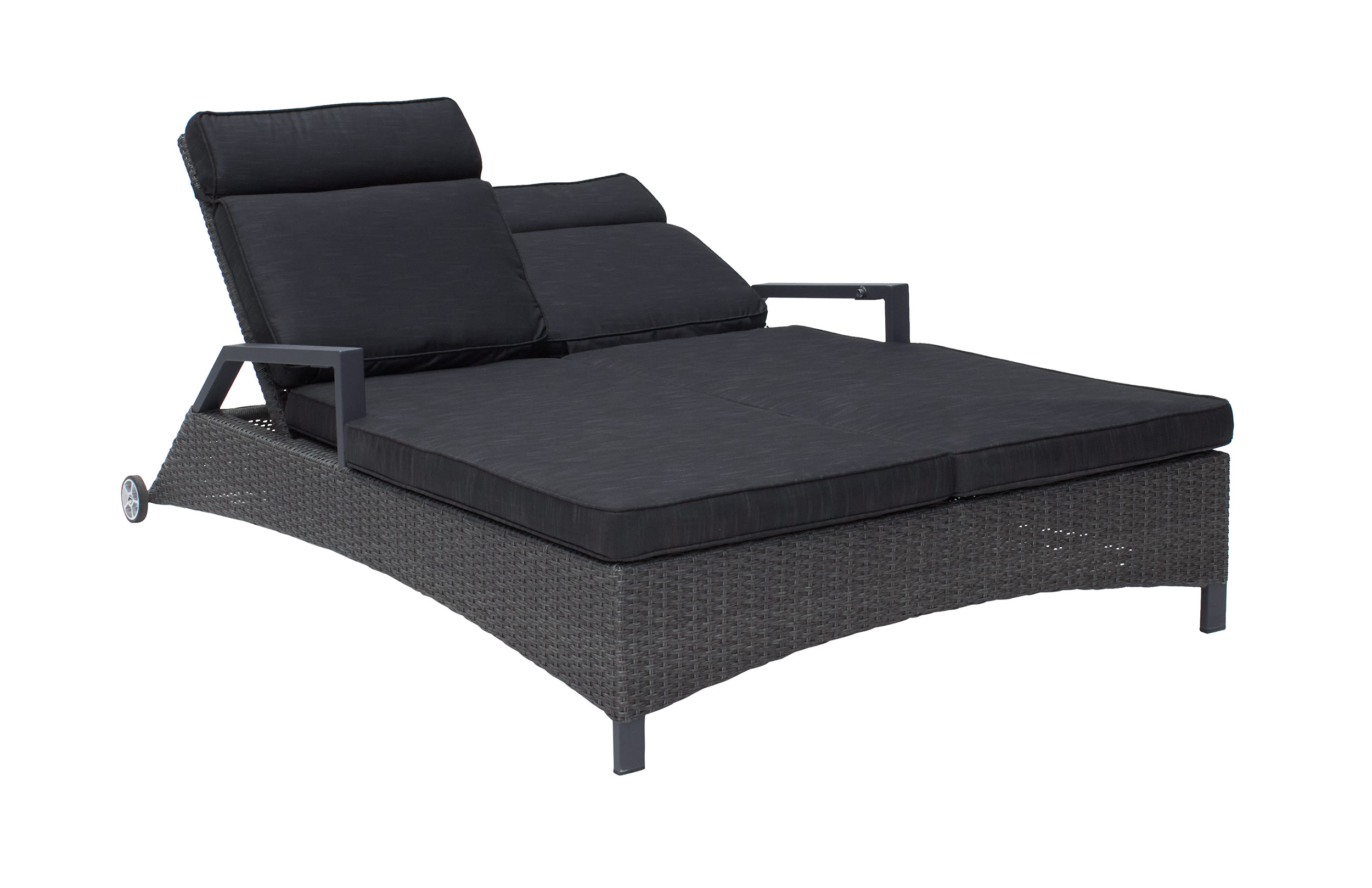 LC Garden »Keramo« Living Doppelliege Gartenliege grau-mix