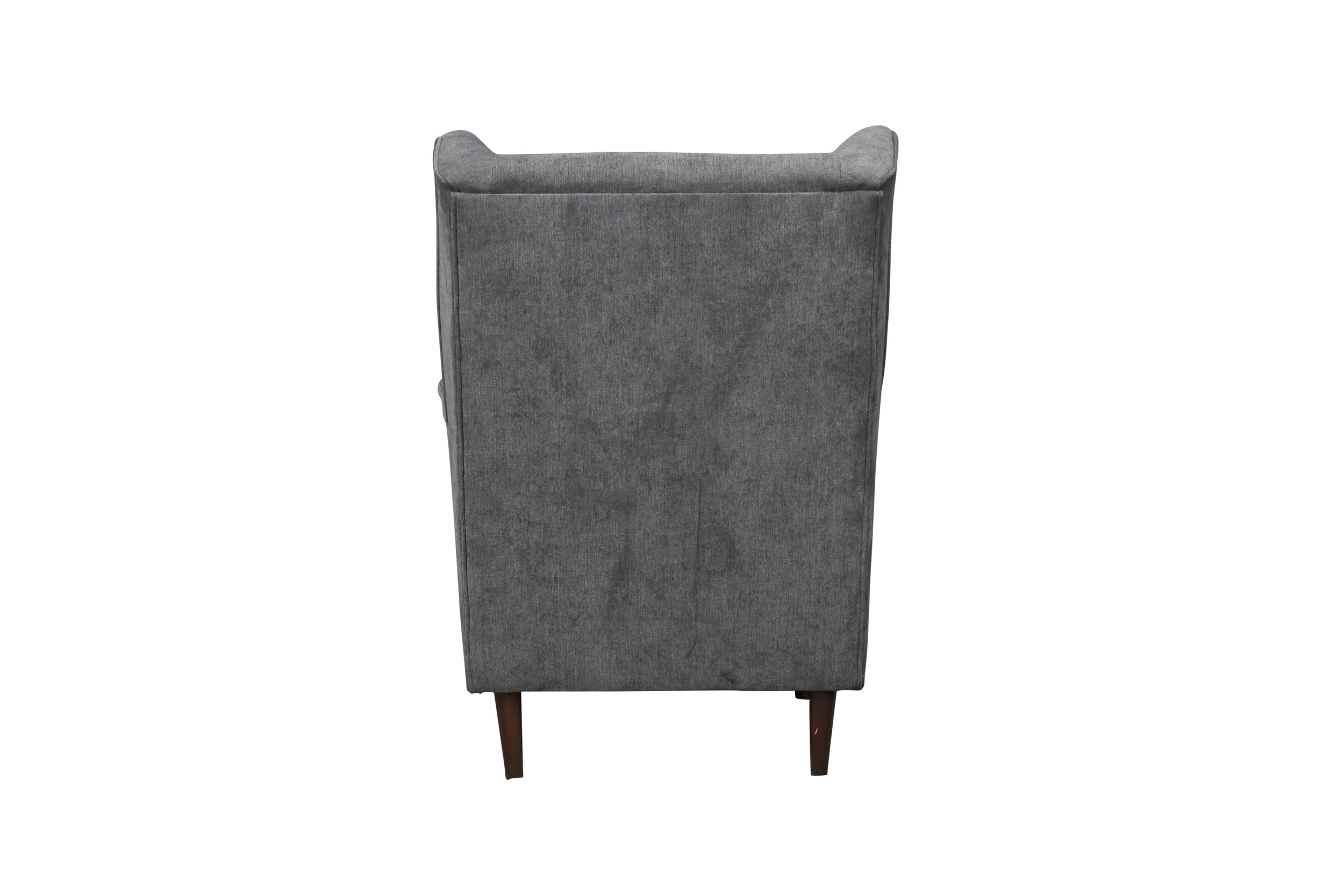 LC Home Sessel »Leyla« inkl. Hocker granit grau 83x80x108cm