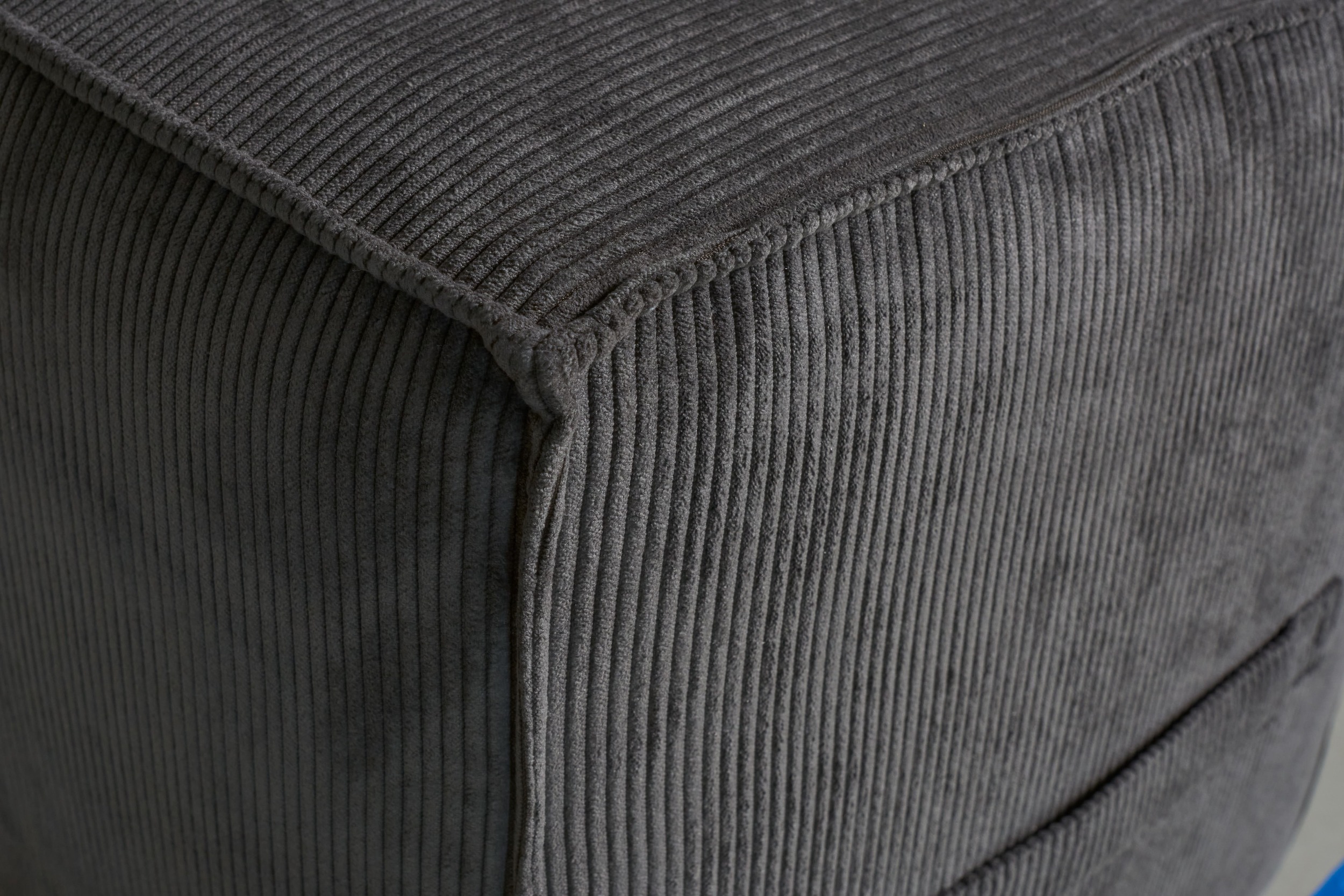 LC Home Sitzhocker »Danzig« inkl. Griff Cordoptik anthrazit 41x41x44cm