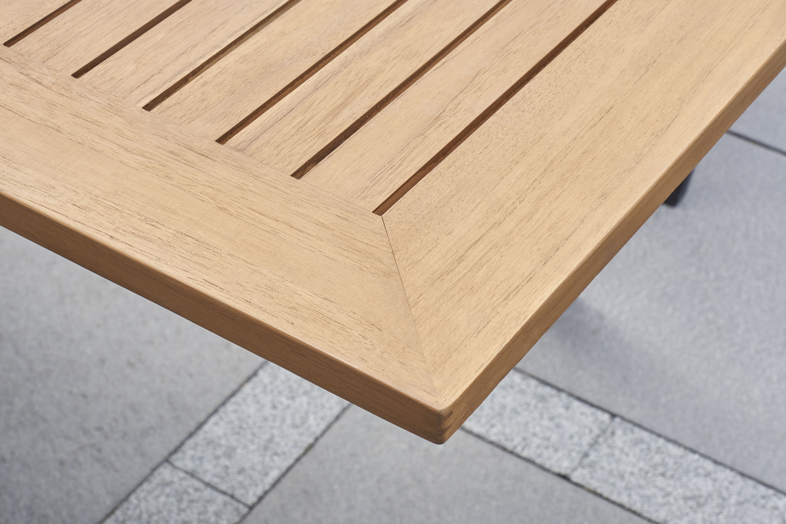 LC Garden »Unicamo« Esstisch anthrazit/Teak 160x90cm Esstisch Gartentisch Terrassentisch