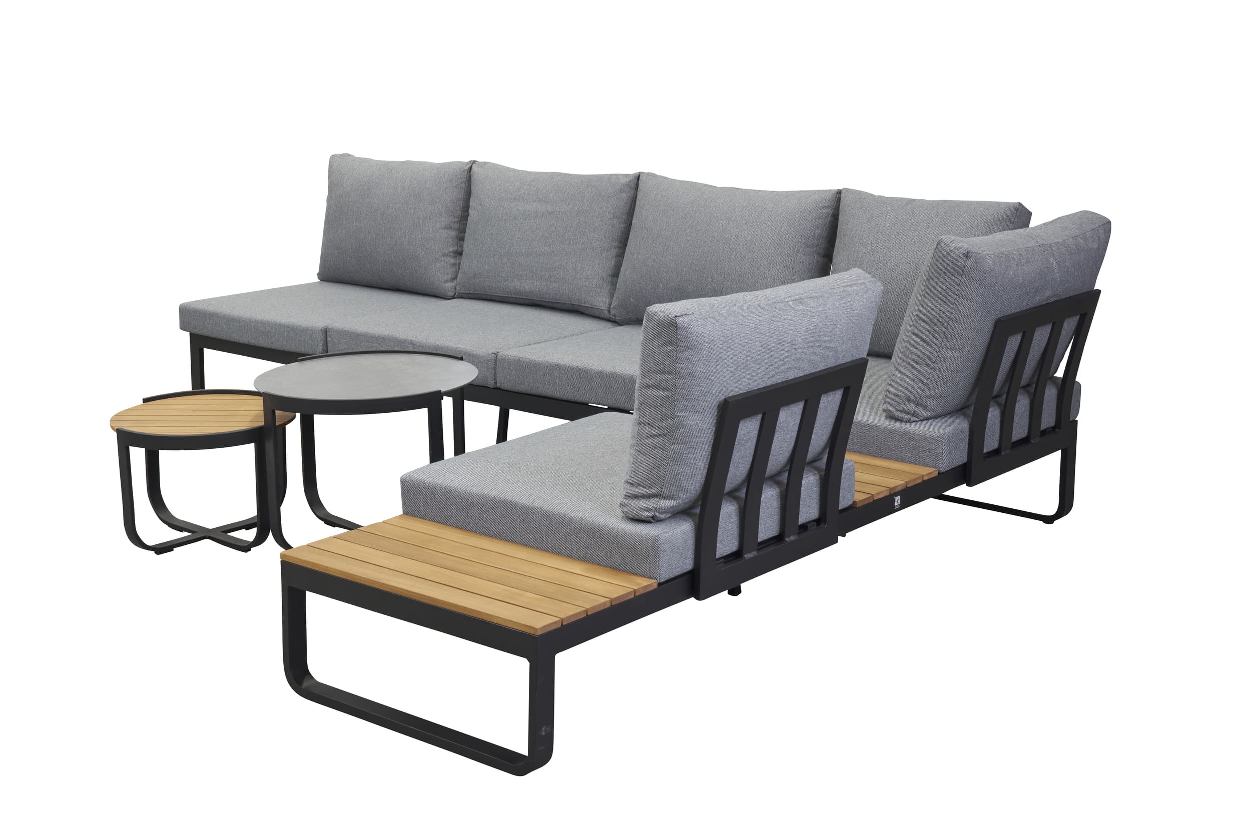 LC Garden »Suneca« Living Lounge Sitzgruppe Gartenlounge inkl. Loungetisch Teakholz