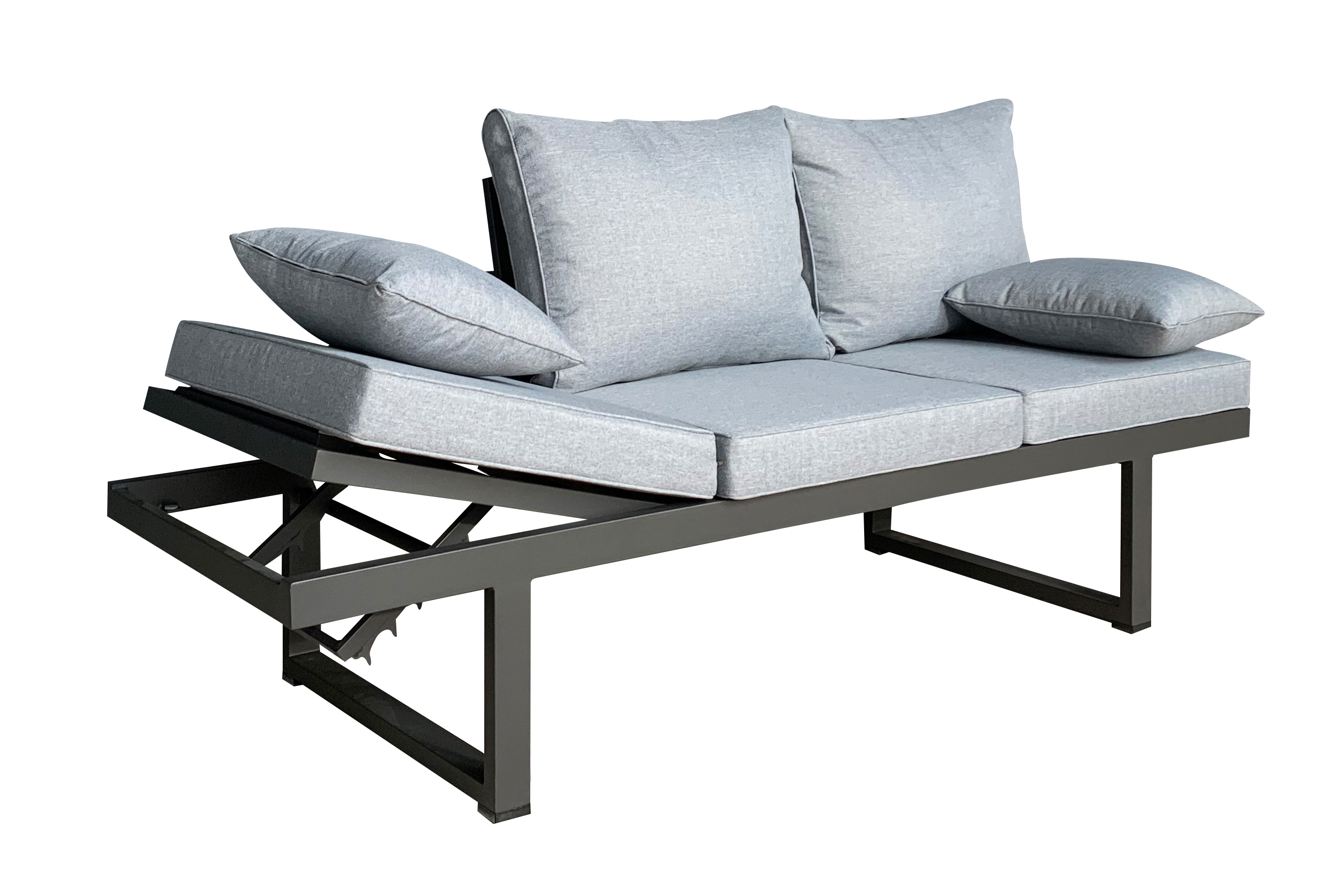 LC Garden »Bondino« Living Multifunktionssofa 3er Sofa anthrazit