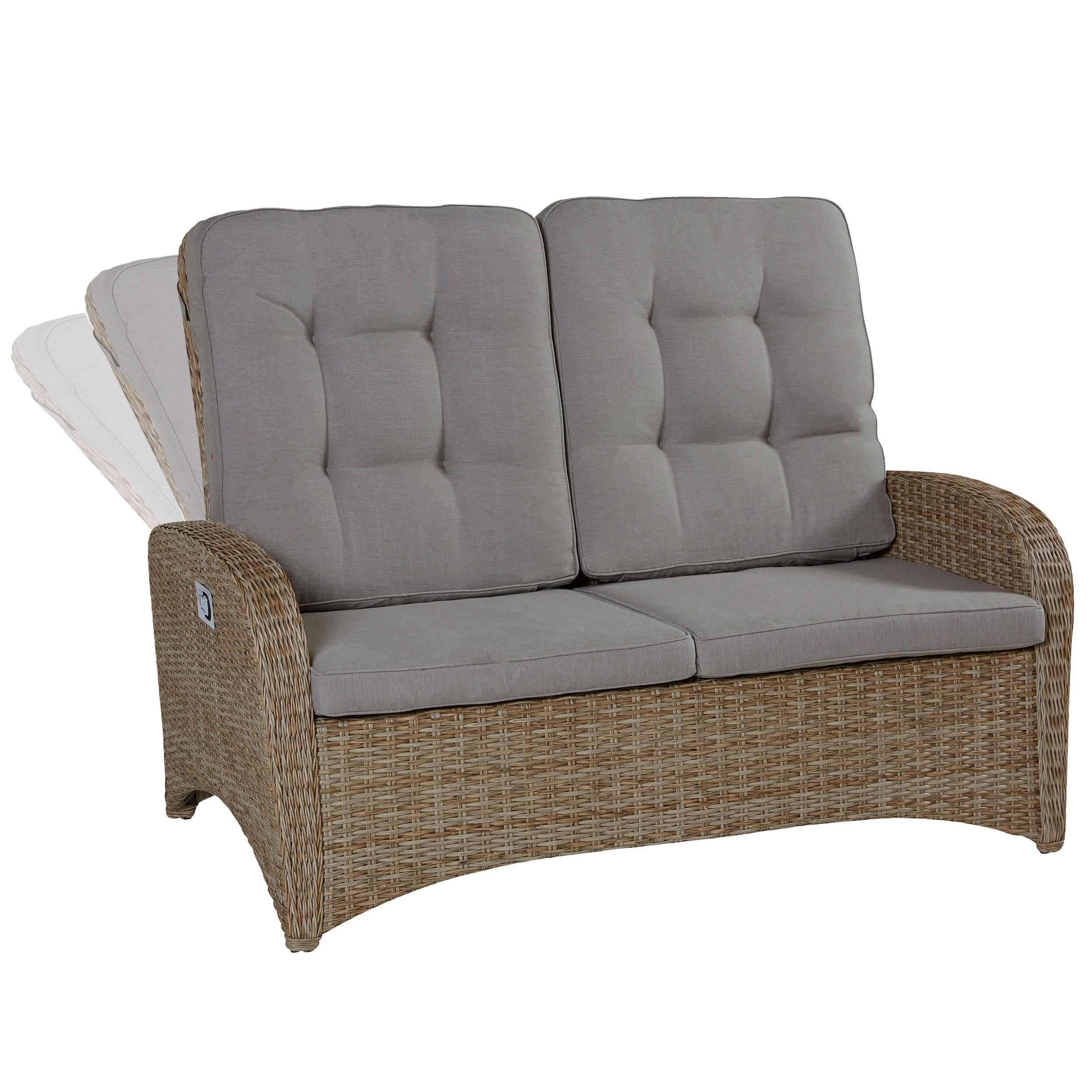 LC Garden »Vigo« Living 2er Sofa natur Zweisitzer