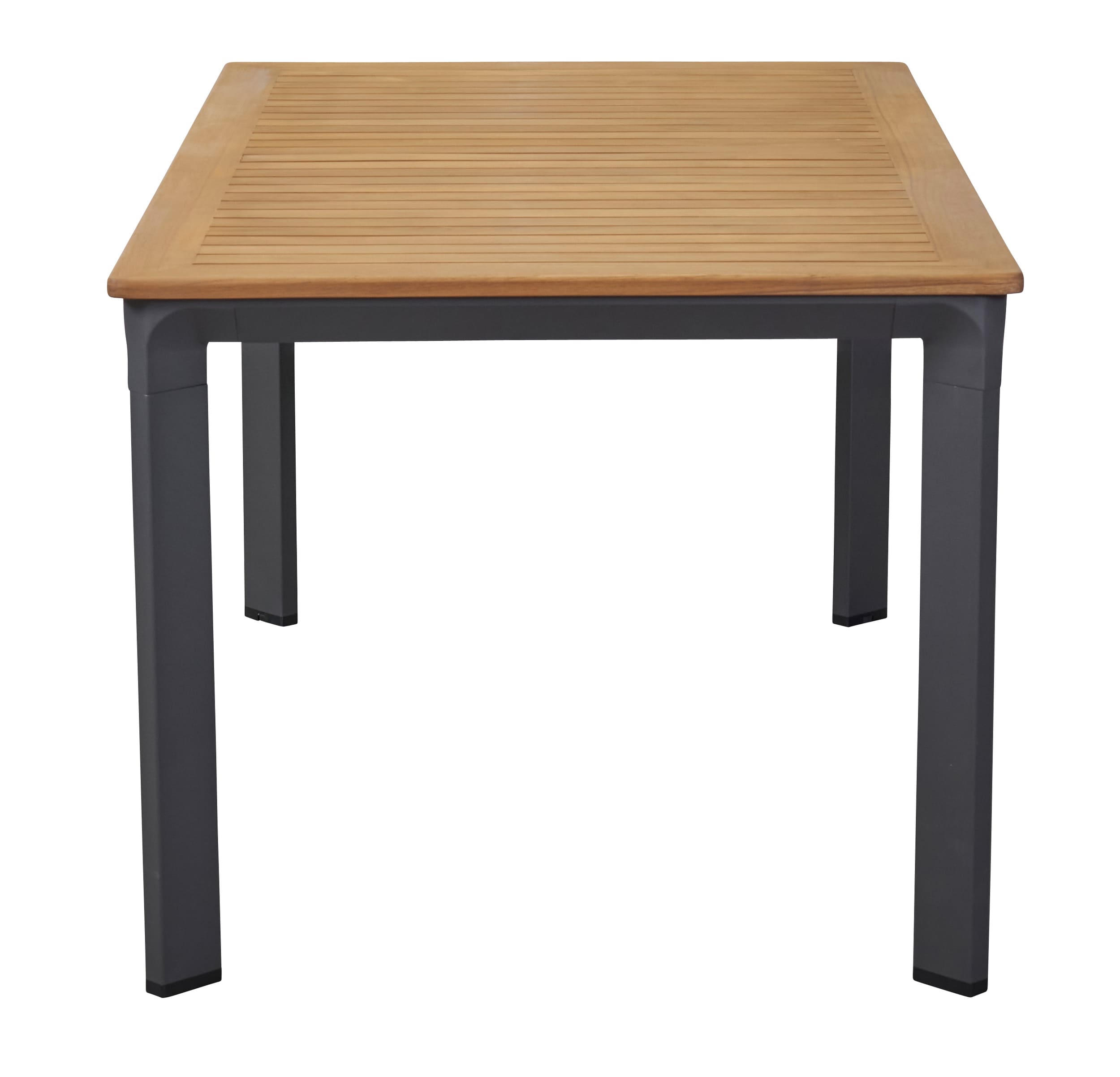 LC Garden »Unicamo« Esstisch anthrazit/Teak 160x90cm Esstisch Gartentisch Terrassentisch