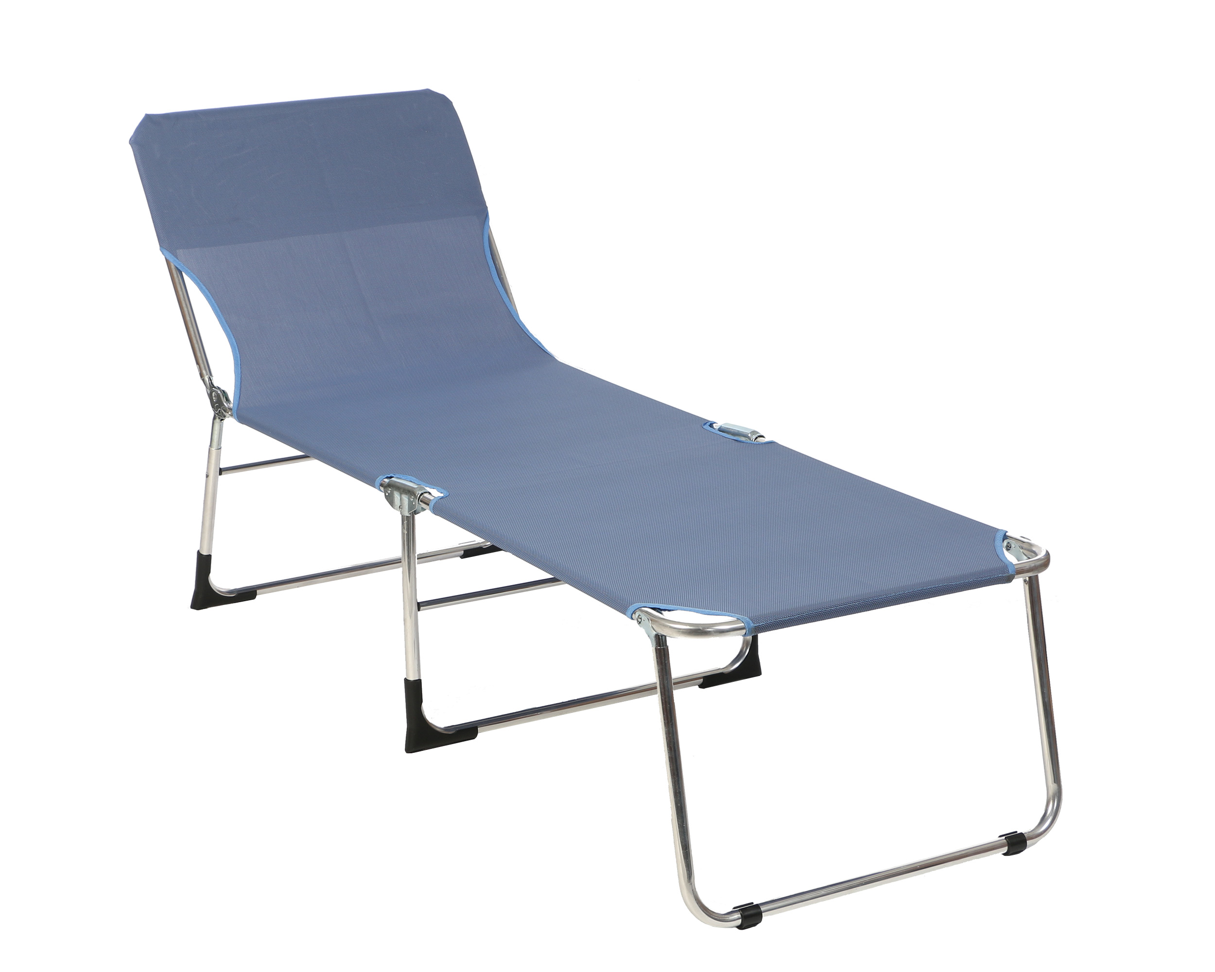 Sungörl »Paradiso« Relaxliege hellblau Aluminium Sonnenliege Liegestuhl Gartenliege Campingliege