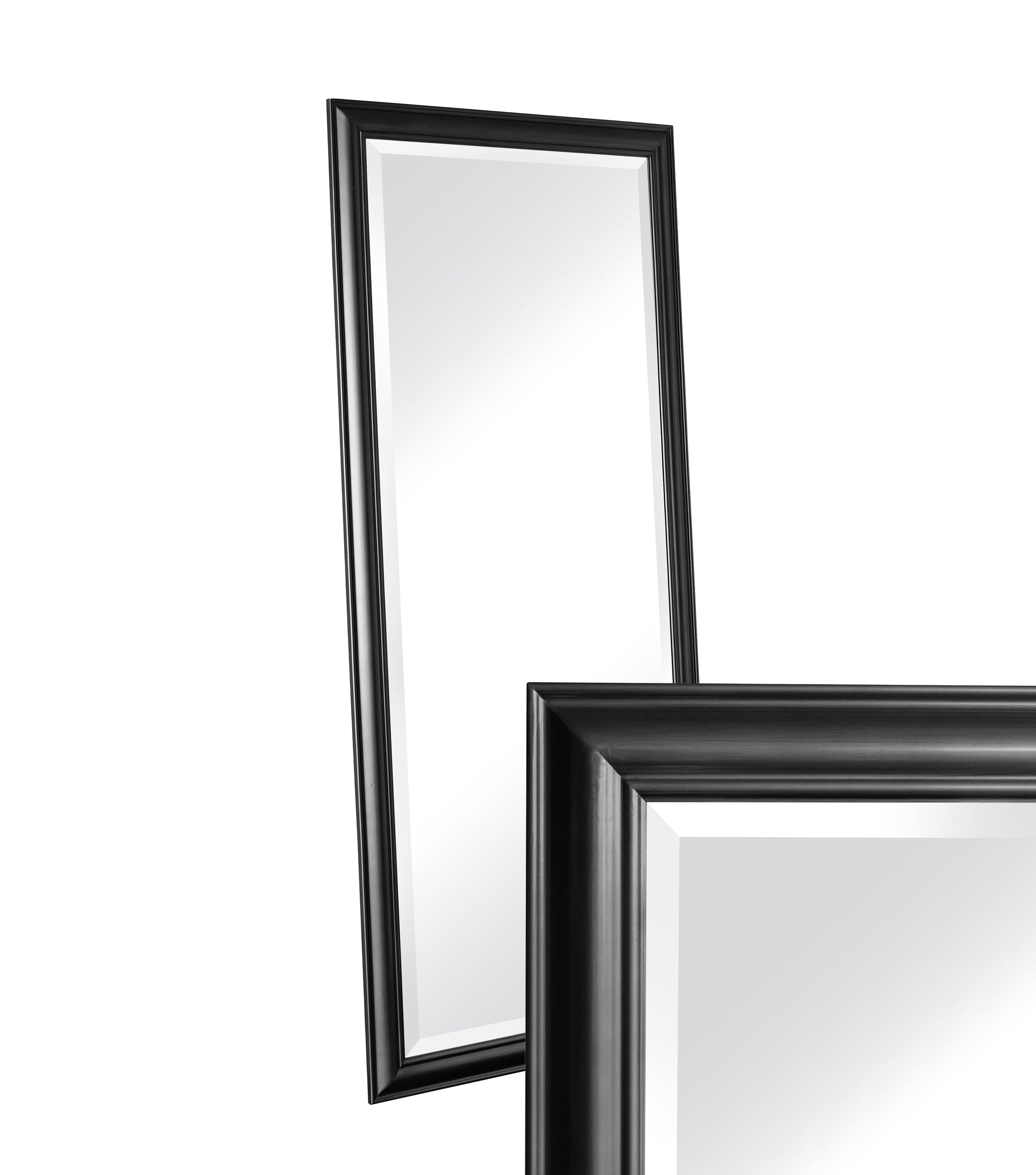 LC Home Wandspiegel Spiegel »Schlicht« schwarz 180 x 80 cm Landhaus-Stil XL Ganzkörperspiegel