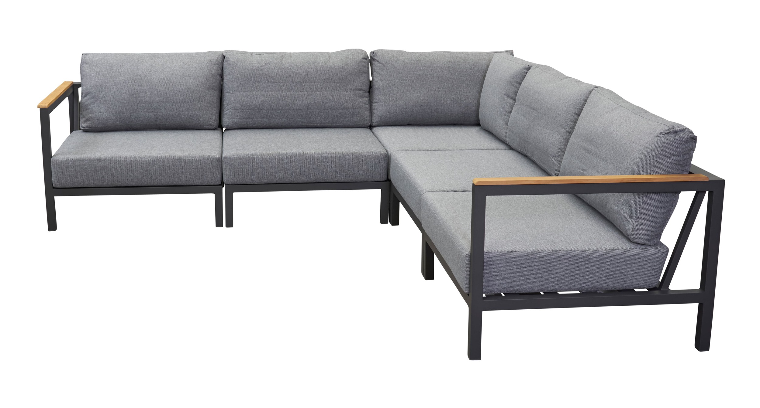 LC Garden »Sondrino« Living Lounge Set Sitzgruppe 5tlg. Anthrazit Ecklounge Sitzgarnitur