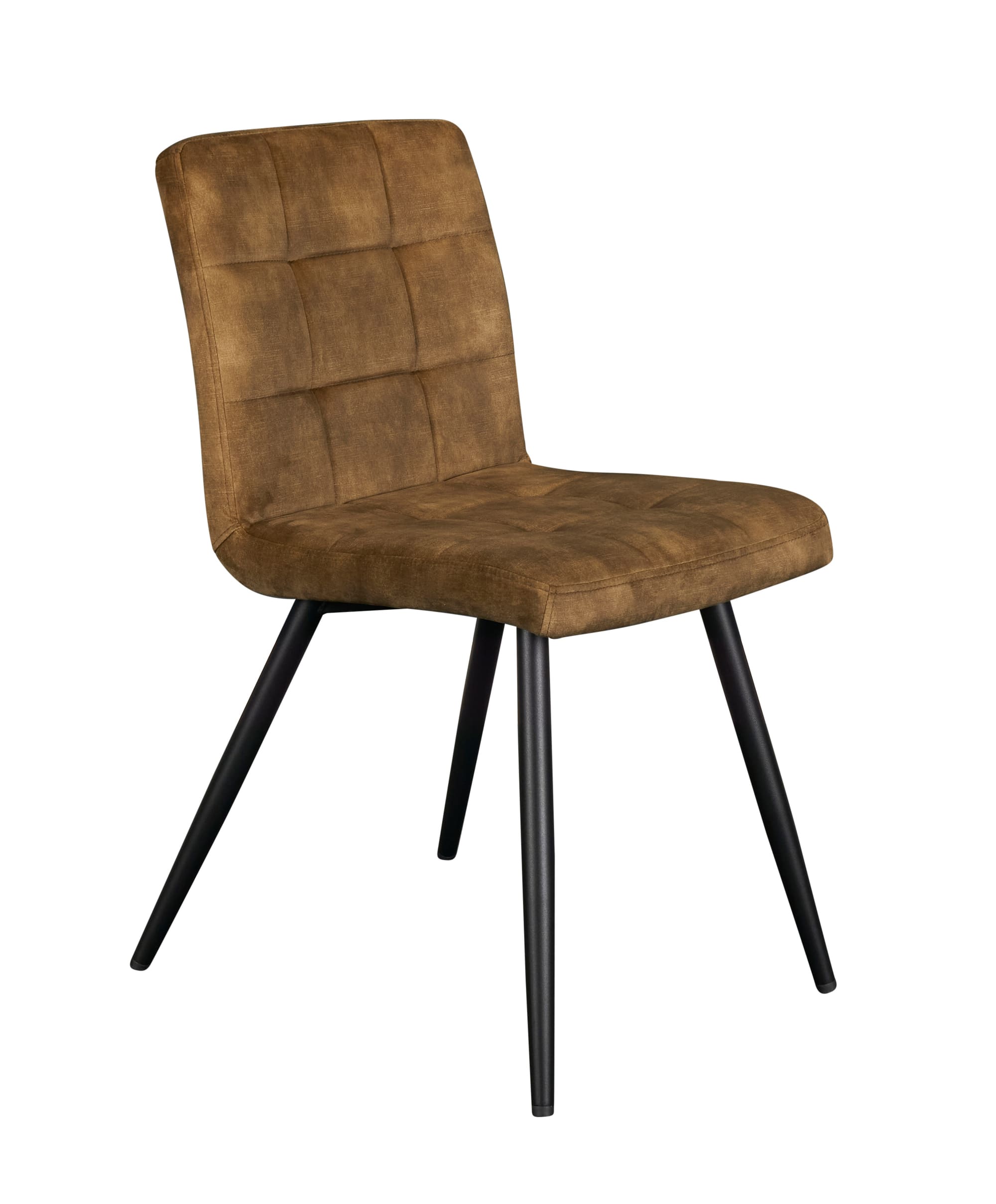 LC Home »moderner« Esszimmerstuhl Samt olive 47x58,5x82,5cm Polsterstuhl