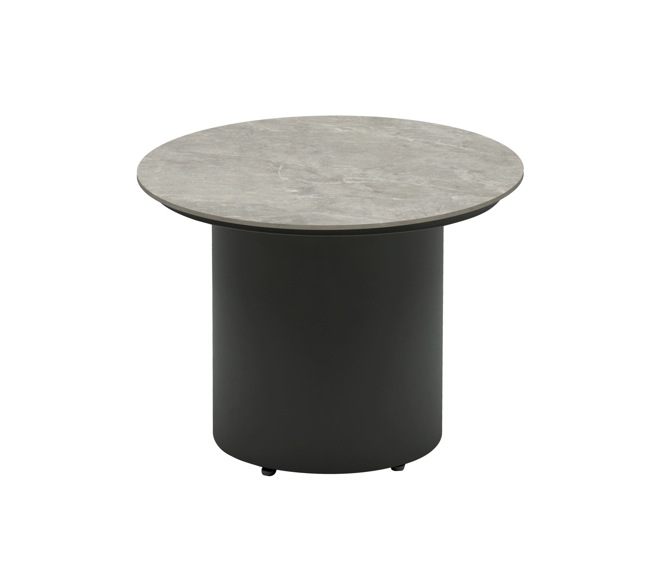 LC Garden »Puerto« Gartentisch Ø50x38cm Beistelltisch rund Betonoptik