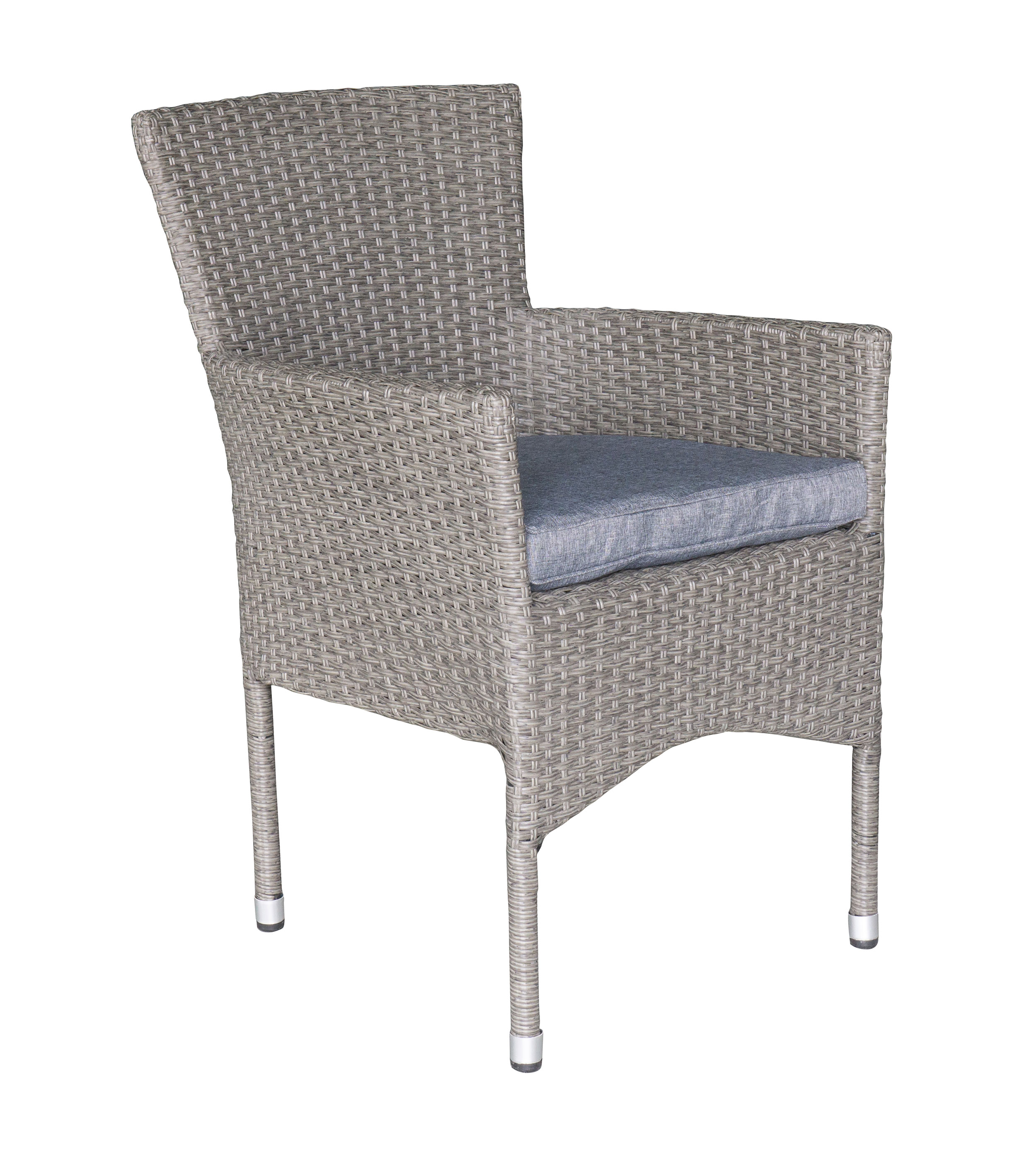 LC Garden Dining Armlehnstuhl Gartenstuhl grau- mix