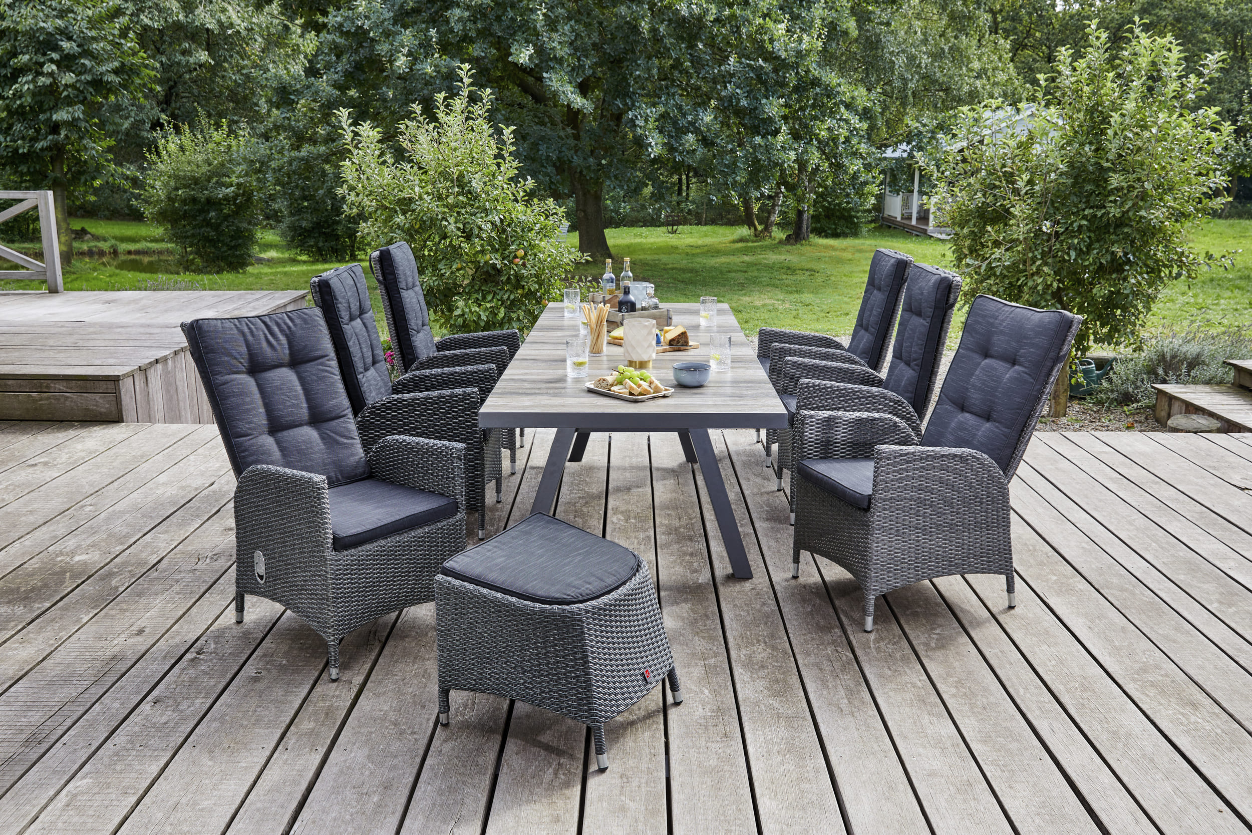 Pacific Lifestyle Aerocover Gartenset – Atmungsaktive Abdeckung Für Gartenmöbel, Anthrazit