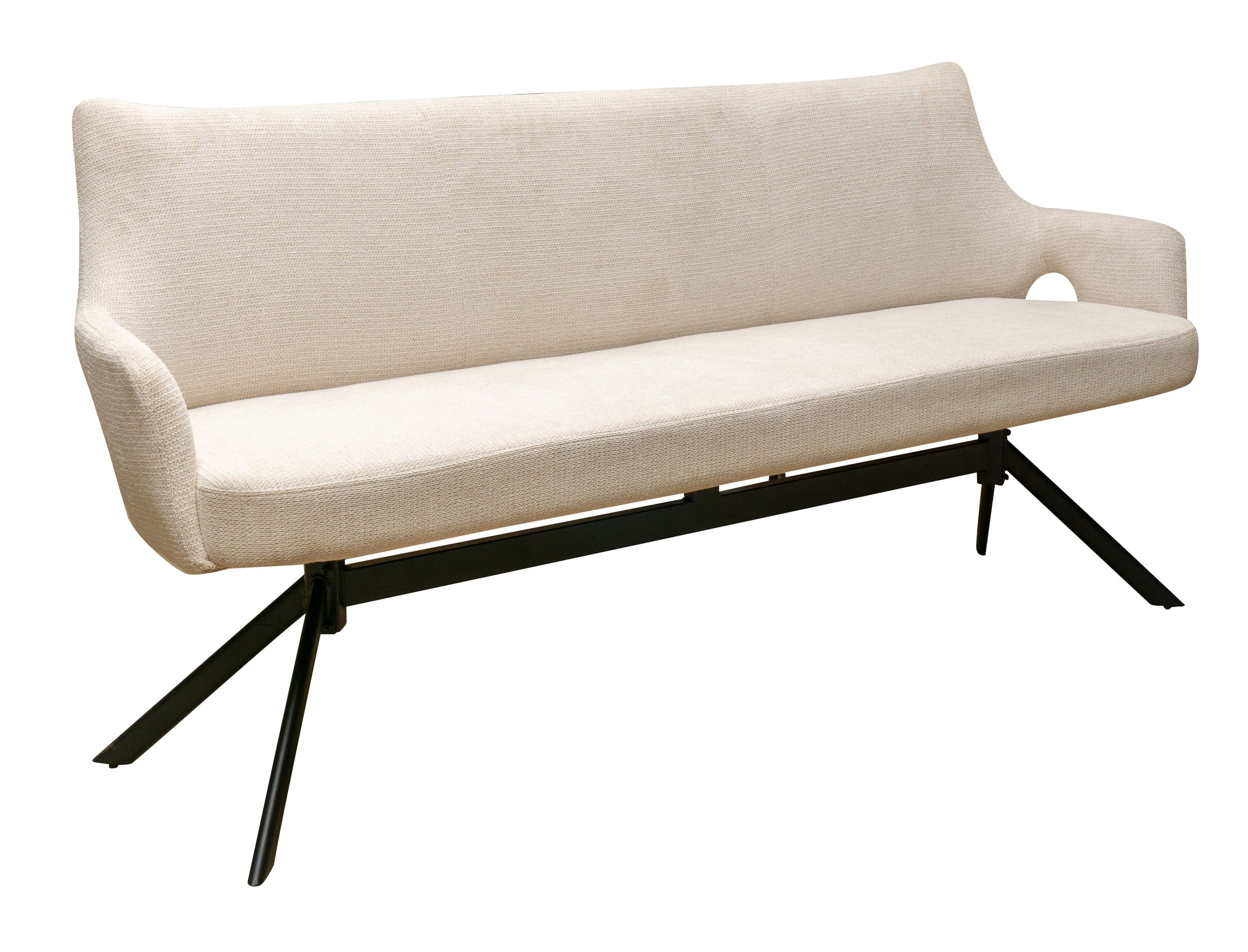 LC Home Sitzbank Esszimmer »Livrono« Webstoff Creme Polsterbank