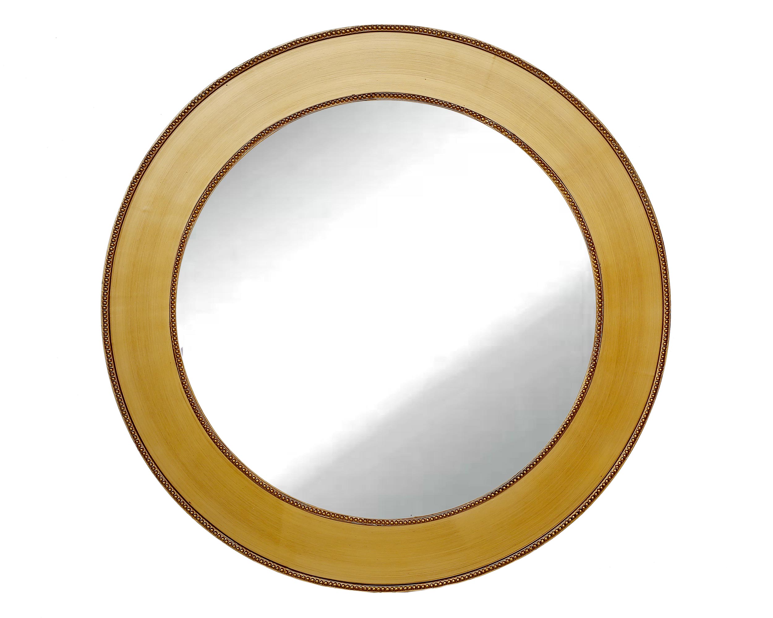 LC Home Wandspiegel Spiegel »Antik« gold Ø90 cm rund XL Flurspiegel