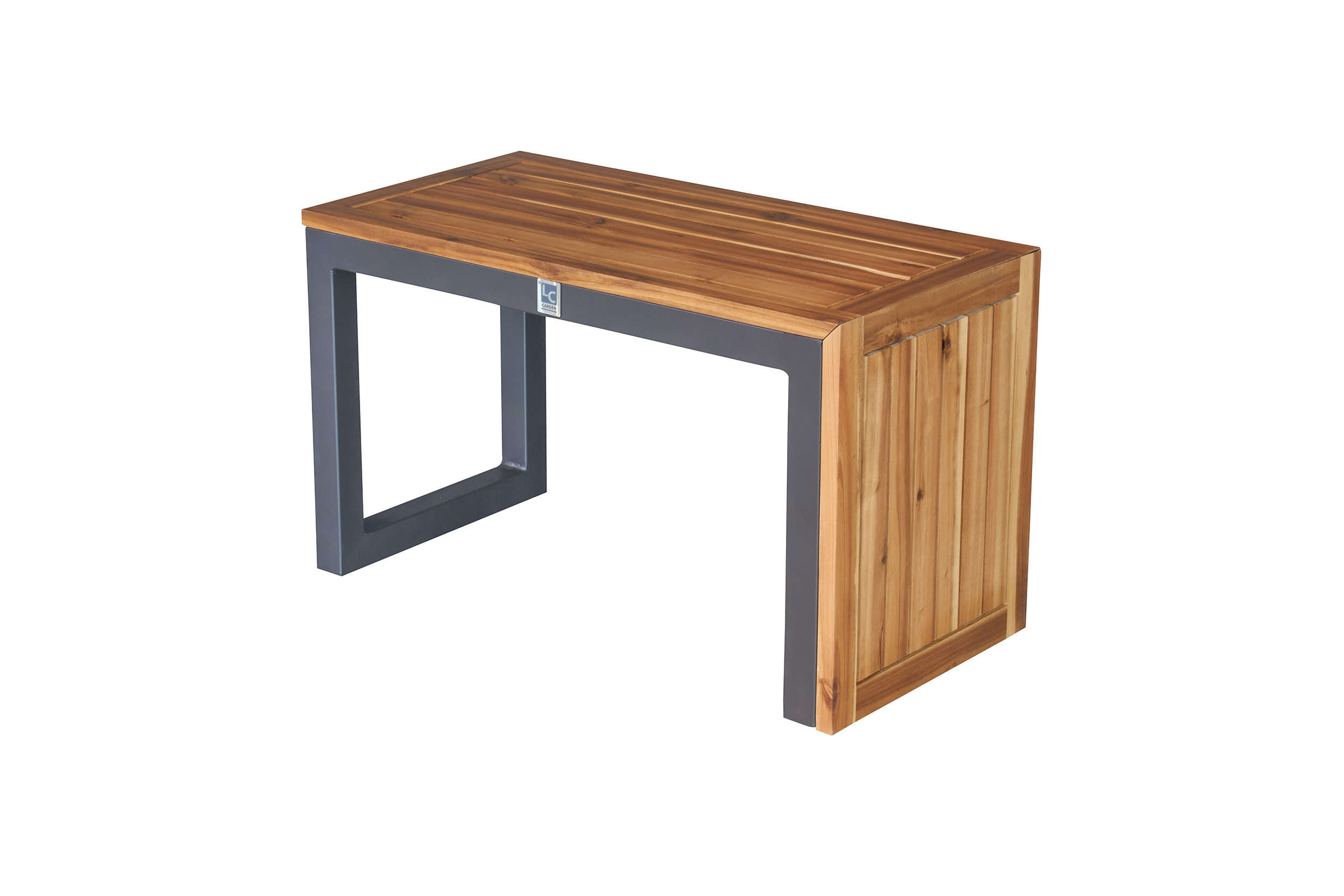 LC Garden »Sungardo« Gartenlounge Set 3tlg. Anthrazit aus Aluminium Akazie
