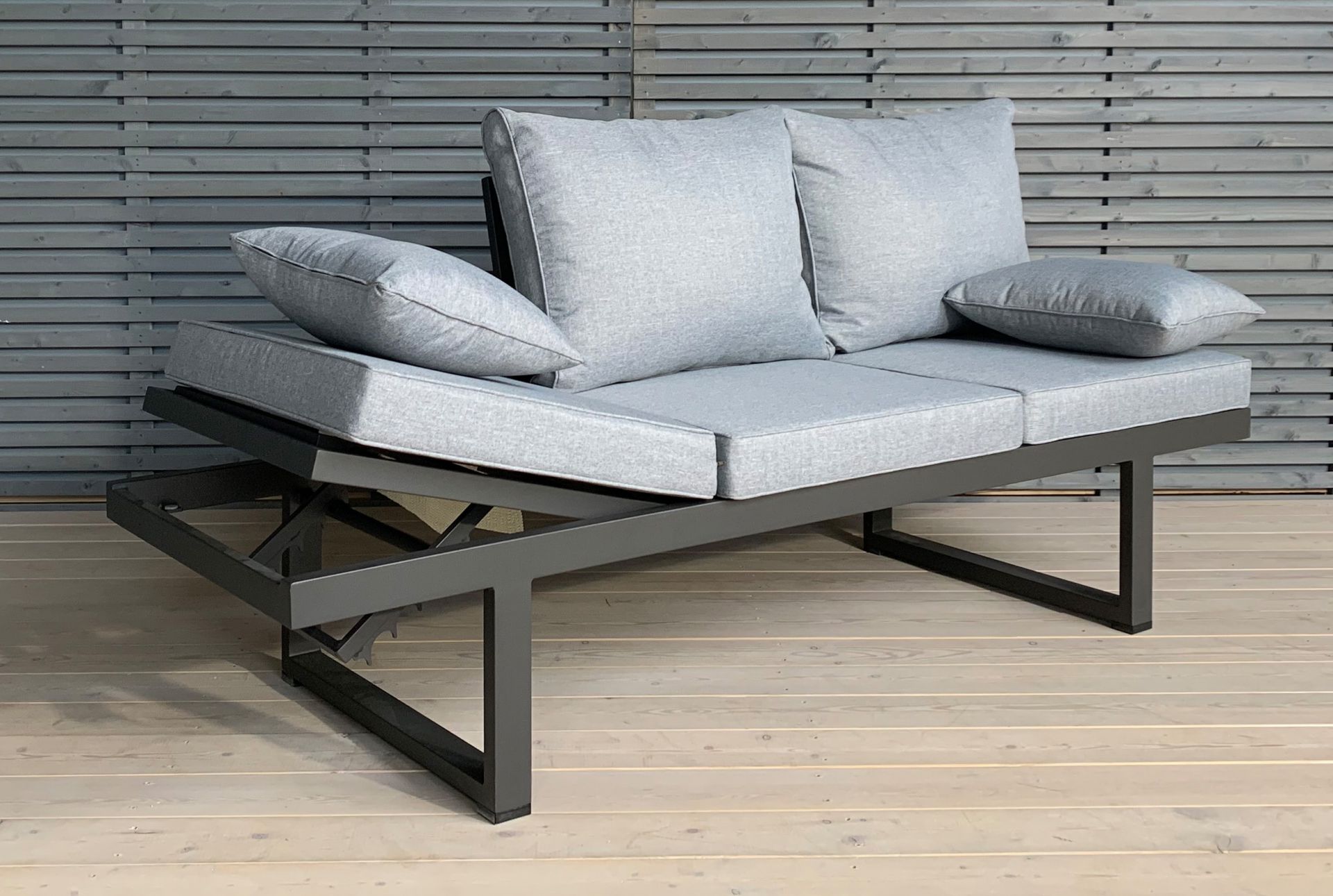 LC Garden Bondino Living Multifunktionssofa 3er Sofa anthrazit